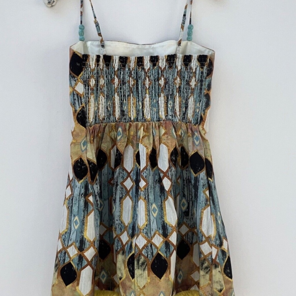 Christian Lacroix Linen Blend Mini Dress With Fringe Hem, Size XXS - Picture 13 of 16